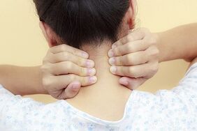 neck pain with cervical osteochondrosis